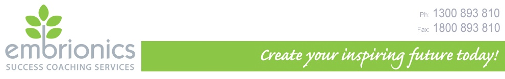Embrionics Success Coaching